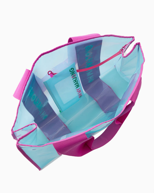 Blue Beach Bag - Oh My Mahjong