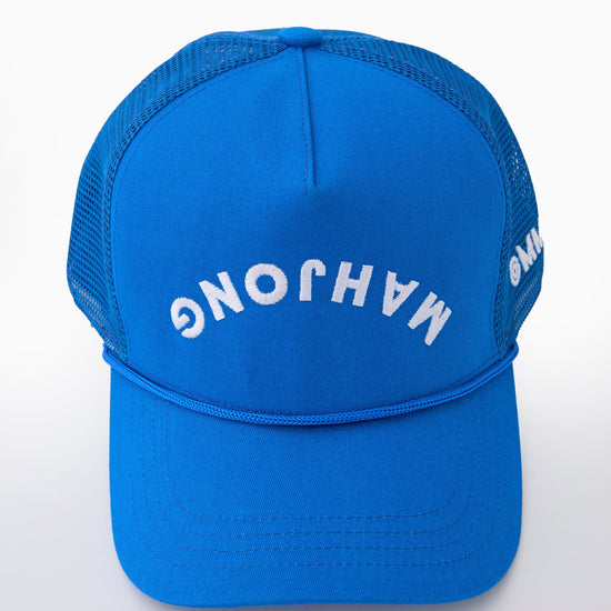 Blue Mahjong Flip Hat - Oh My Mahjong