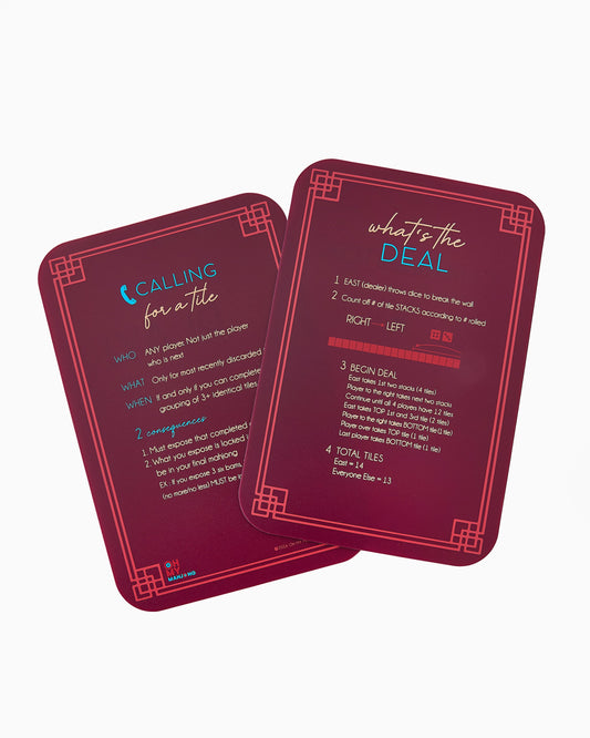 Burgundy Shuffler - Oh My Mahjong