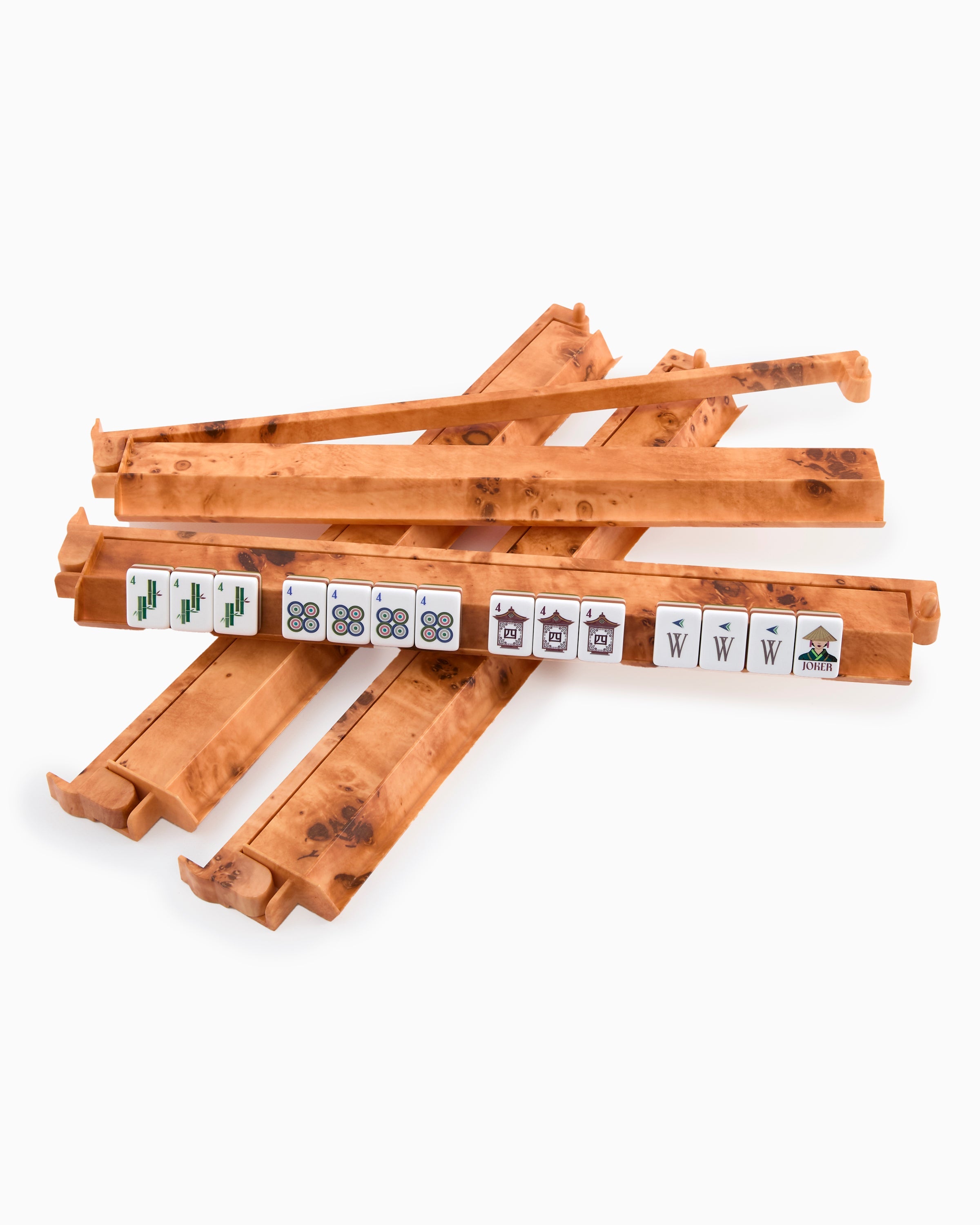 Burl Rack and Pusher Set – Oh My Mahjong