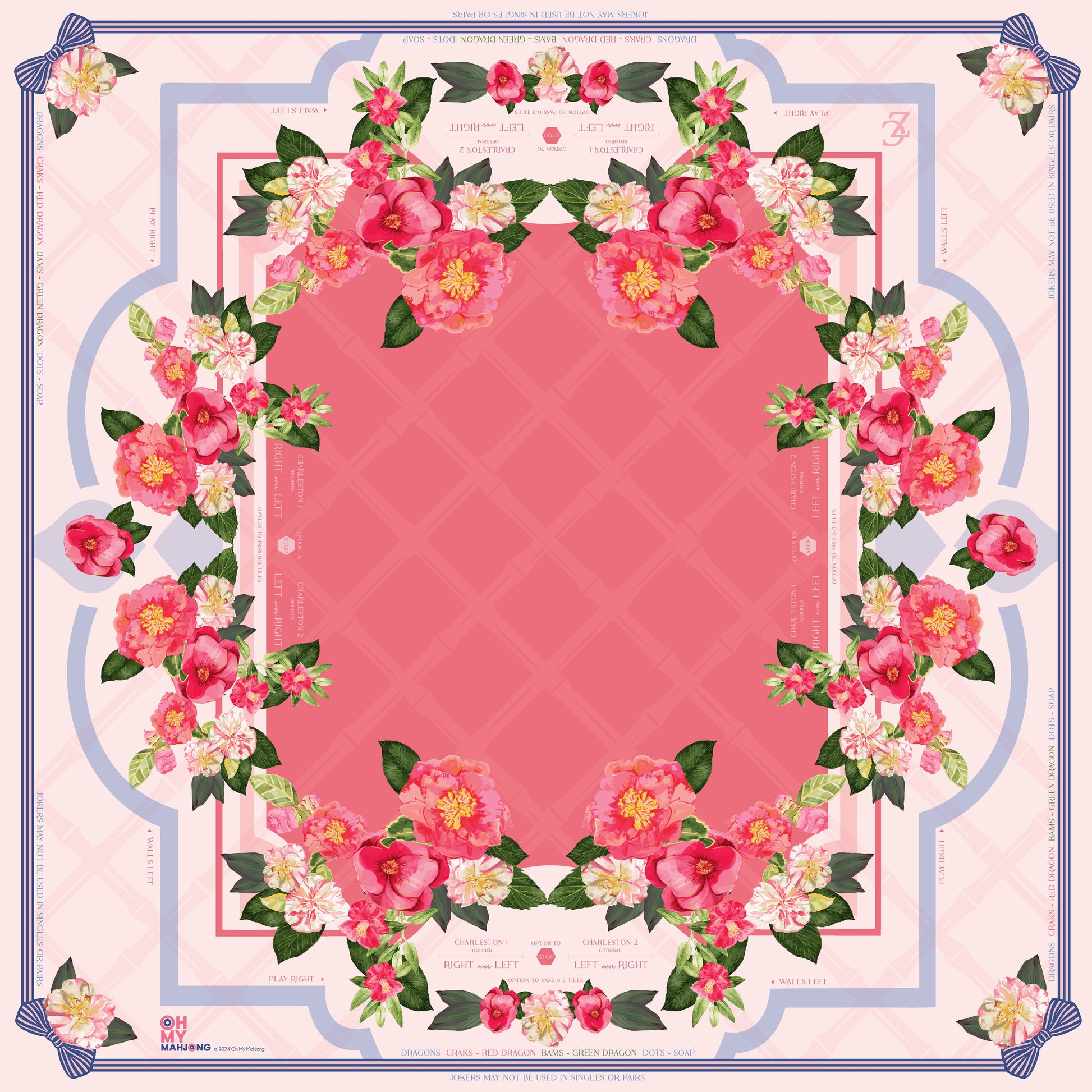 Camellia Mat - Oh My Mahjong