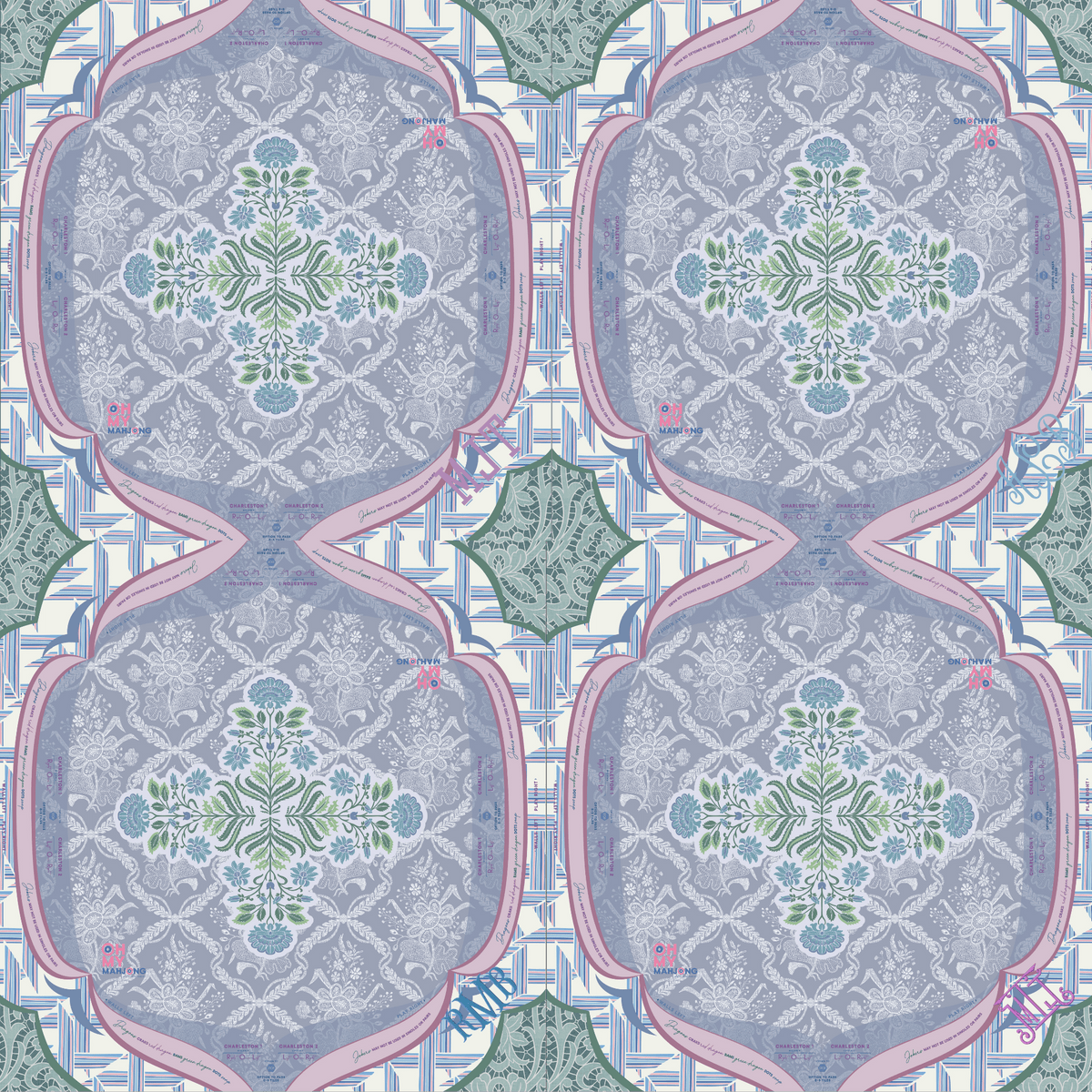 Chantilly Mat in Tube - Oh My Mahjong