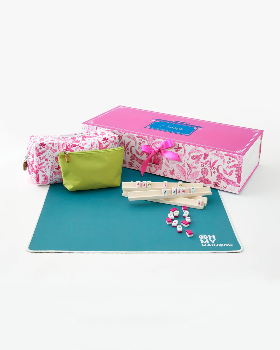 PLM Mile High Mahjong Travel Mat: Blue/Pink