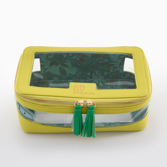 Chartreuse Tile Storage Bag - Oh My Mahjong