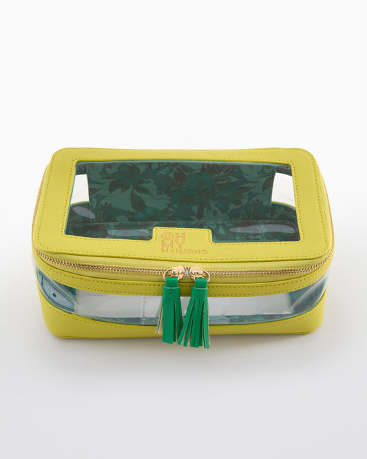 Chartreuse Tile Storage Bag - Oh My Mahjong