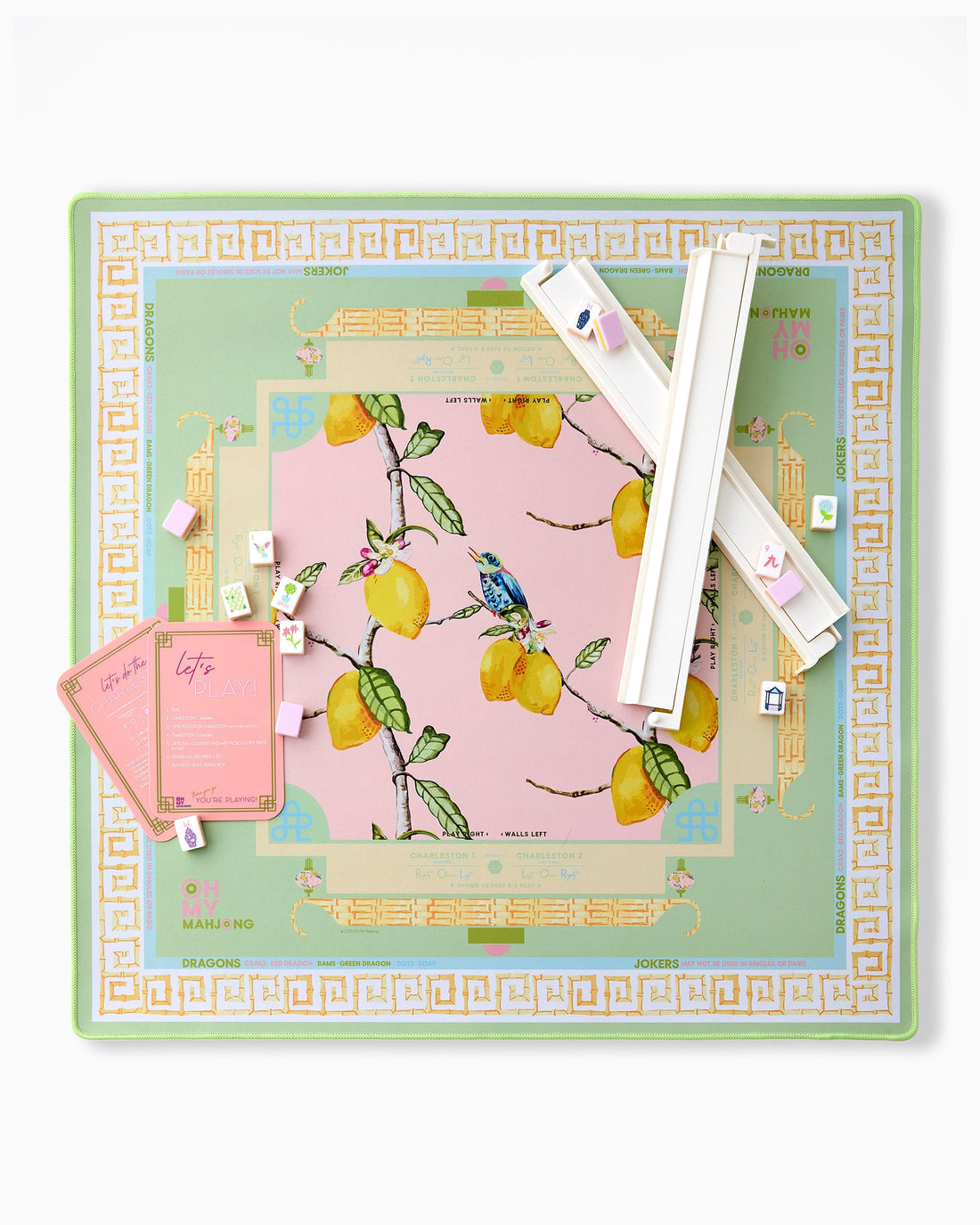 Citrus Songbird Mat - Oh My Mahjong