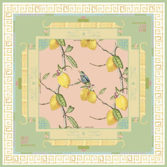 Citrus Songbird Mat - Oh My Mahjong