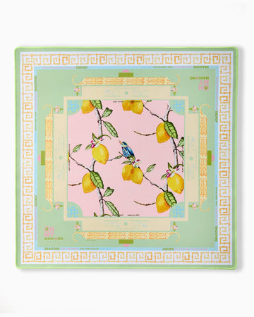 Citrus Songbird Mat - Oh My Mahjong