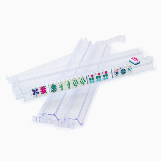 Clear Acrylic Rack & Pushers Set - Oh My Mahjong
