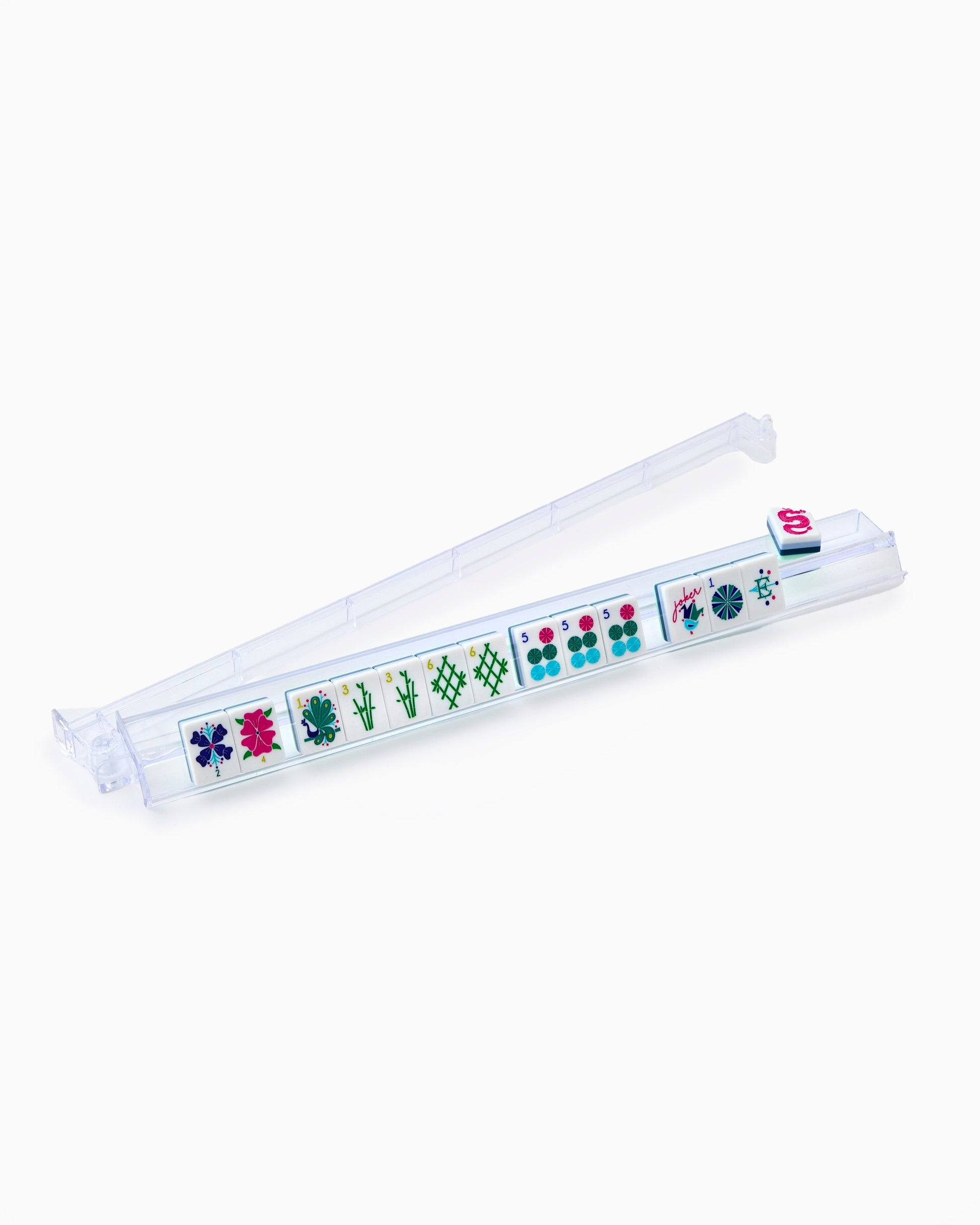 Clear Acrylic Rack & Pushers Set - Oh My Mahjong