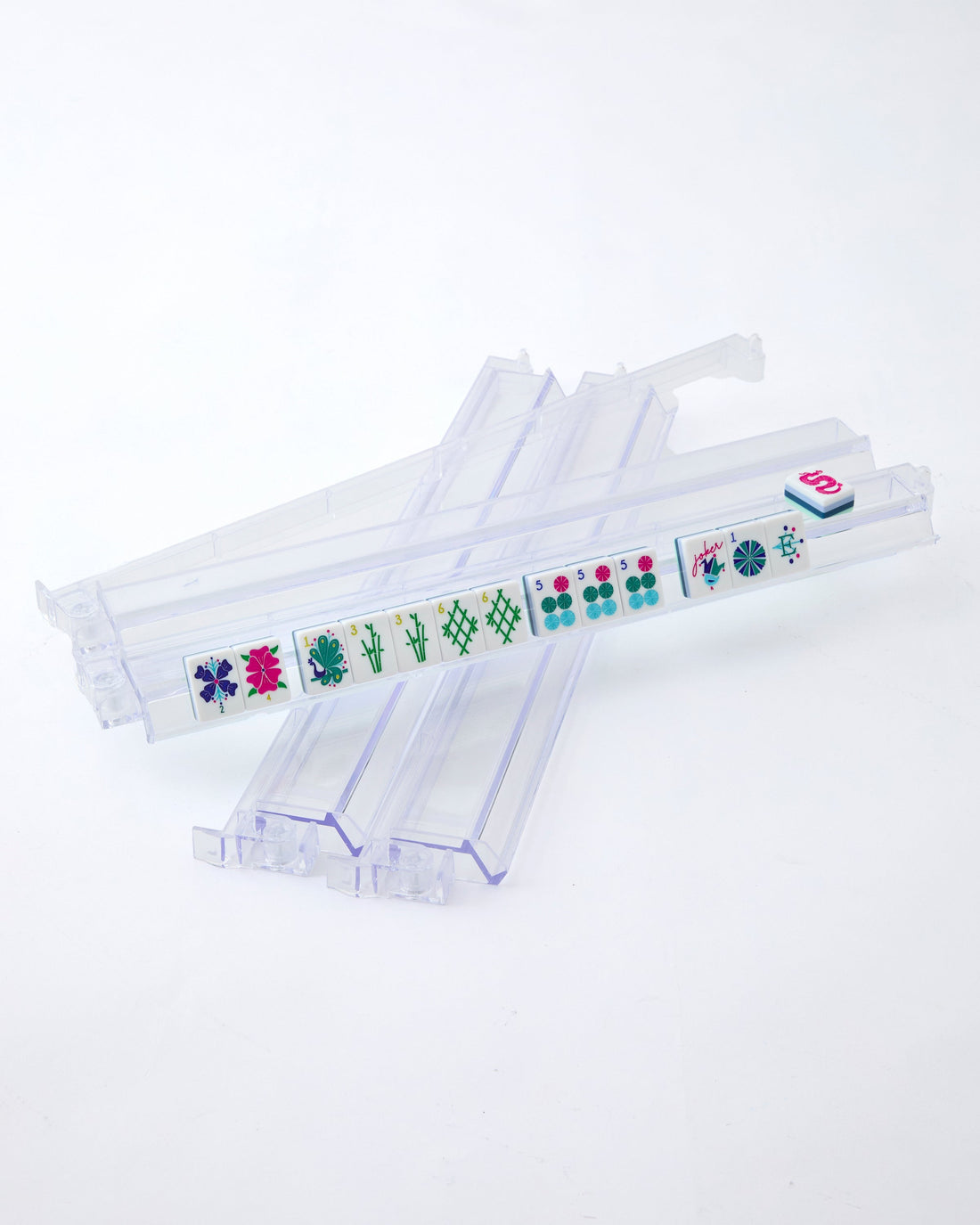 Clear Acrylic Racks &amp; Pushers Set - Oh My Mahjong