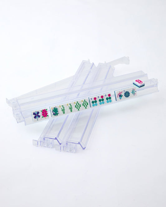 Clear Acrylic Racks & Pushers Set - Oh My Mahjong