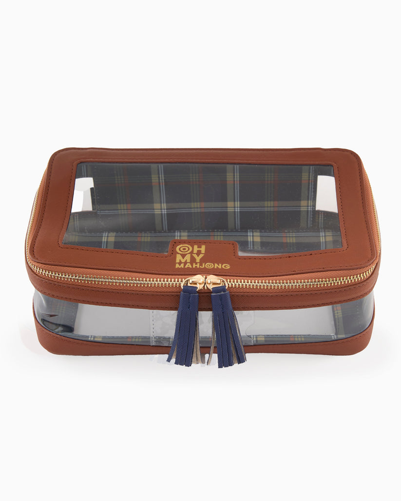 Oh My Mahjong – Cognac Tile Storage Bag