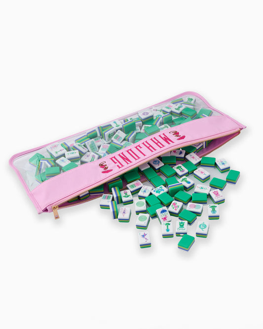 Cotton Candy Monkey Mahjong Bag - Oh My Mahjong