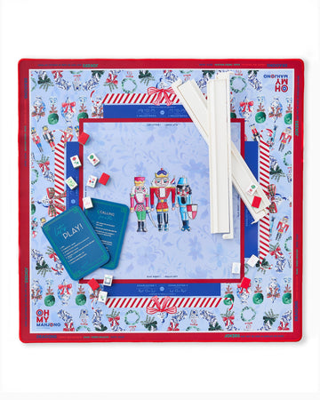 The Stitched Hearts Mahjong Mat (Preorder)