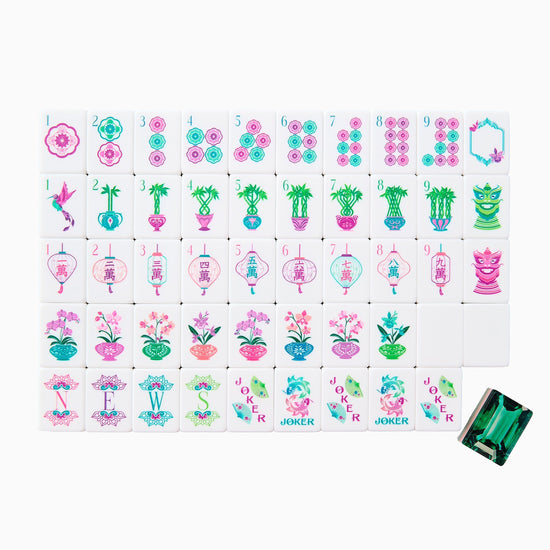 Emerald Mahjong Tiles - Oh My Mahjong