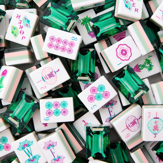 Emerald Mahjong Tiles - Oh My Mahjong