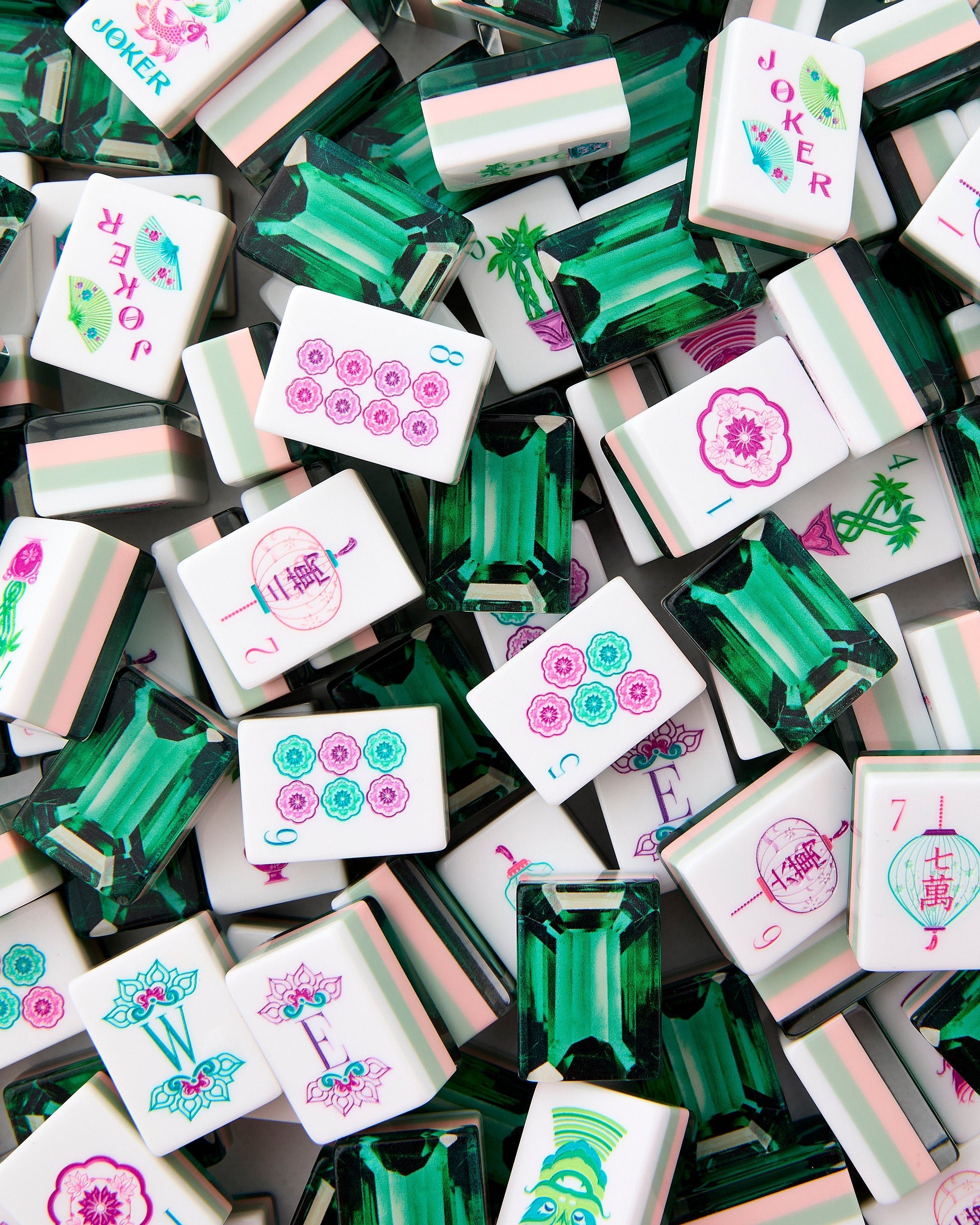 Emerald Mahjong Tiles - Oh My Mahjong