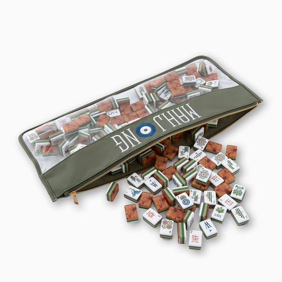 Forest Green Mahjong Bag - Oh My Mahjong