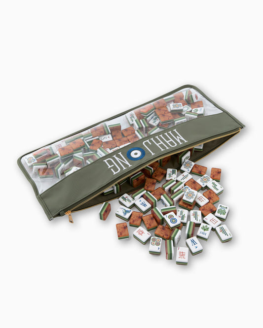 Forest Green Mahjong Bag - Oh My Mahjong
