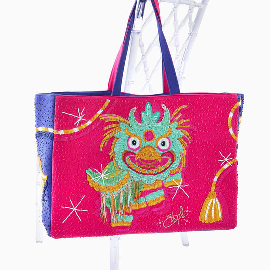 Glitterville Beaded Bag - Oh My Mahjong