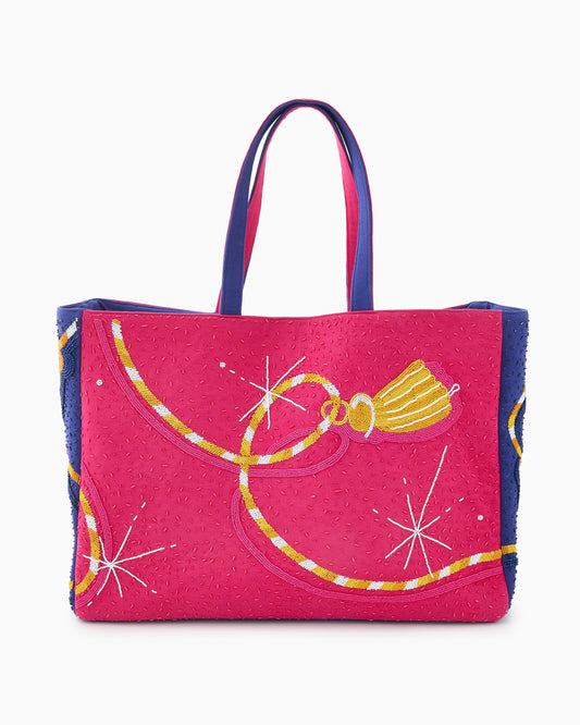 Glitterville Beaded Bag - Oh My Mahjong