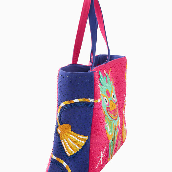 Glitterville Beaded Bag - Oh My Mahjong