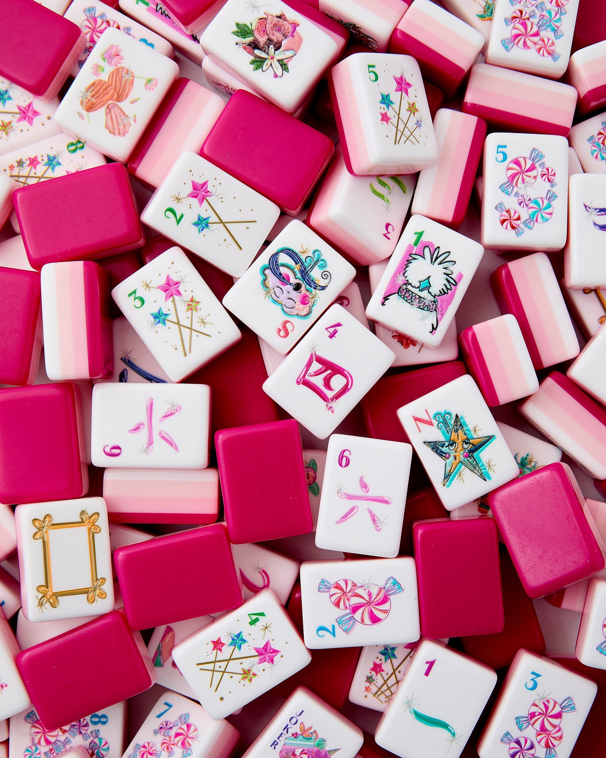 Glitterville Mahjong Tiles - Oh My Mahjong