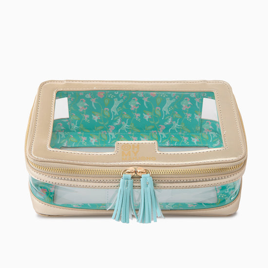 Gold Tile Storage Bag - Oh My Mahjong