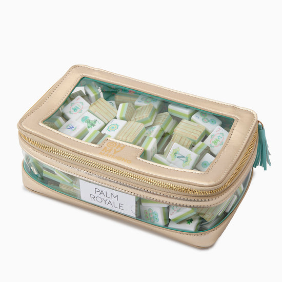Gold Tile Storage Bag - Oh My Mahjong