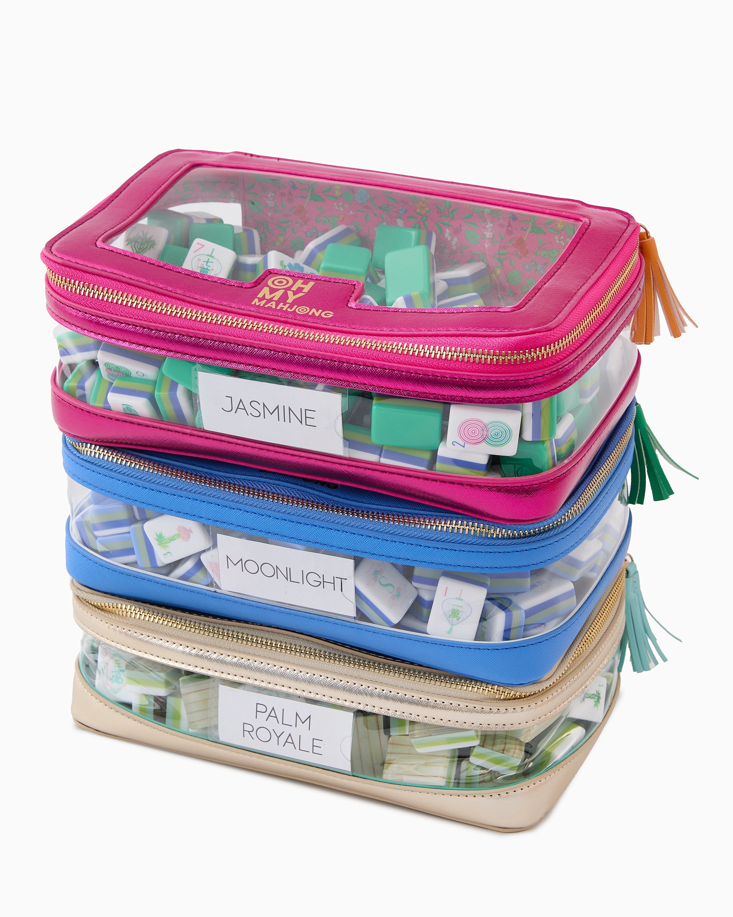 Blue Tile Storage Bag – Oh My Mahjong