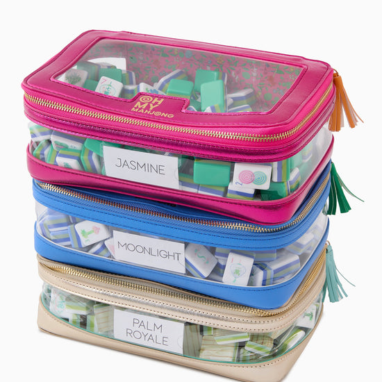 Gold Tile Storage Bag - Oh My Mahjong