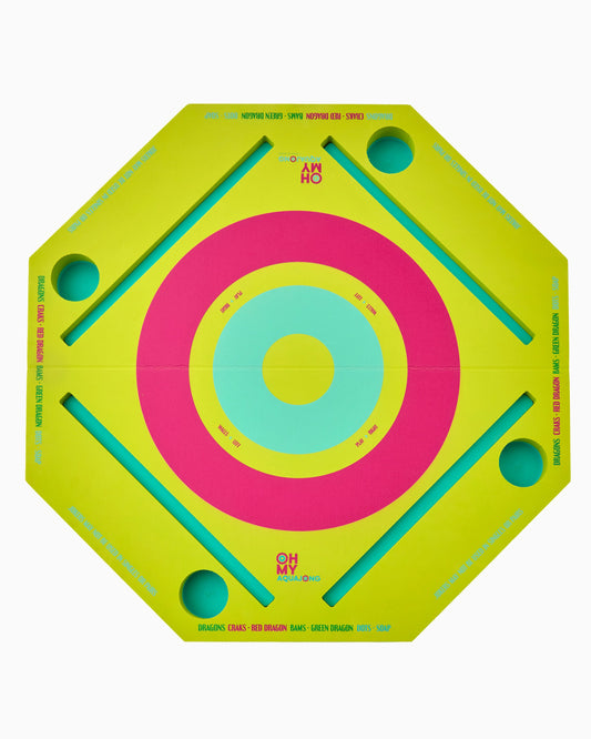 Green Aqua Jong Pool Mat - Oh My Mahjong