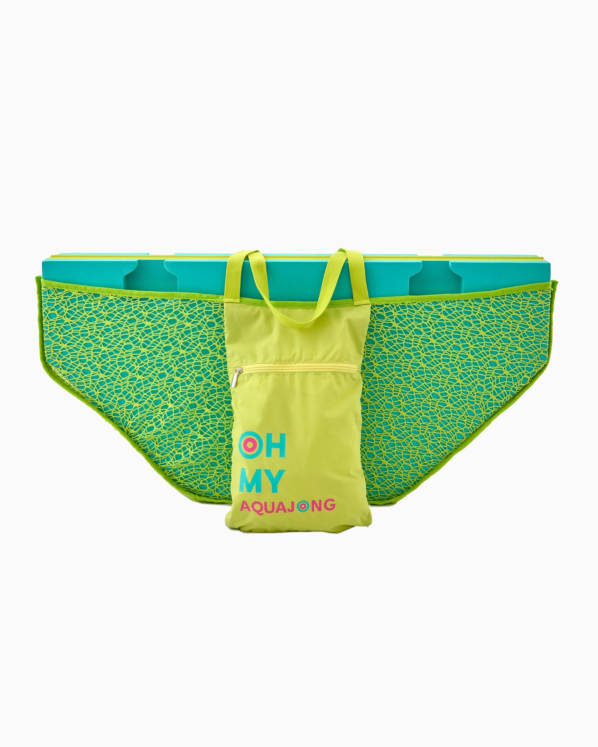 Green Aqua Jong Pool Mat - Oh My Mahjong