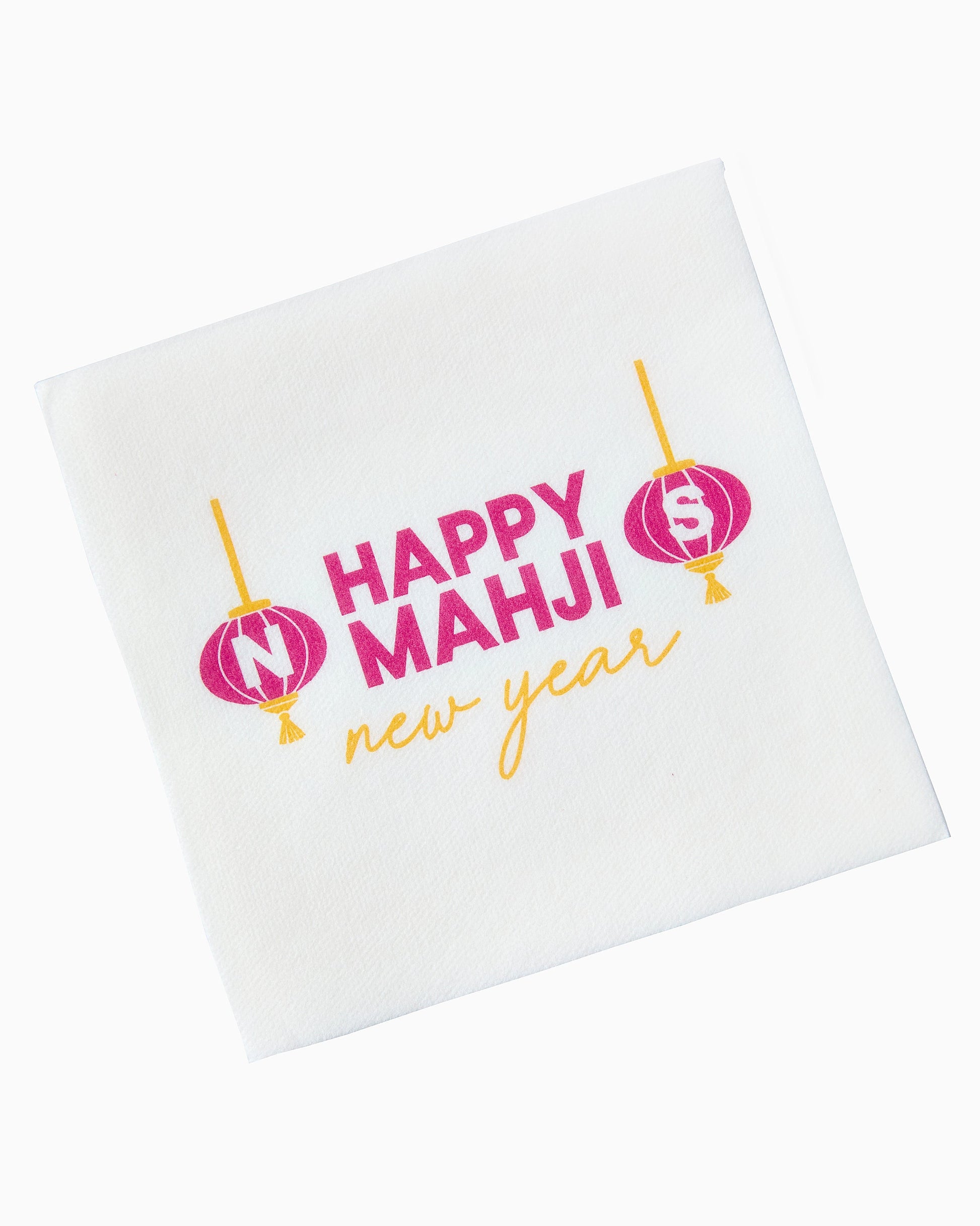 Happy Mahji Napkins - Oh My Mahjong