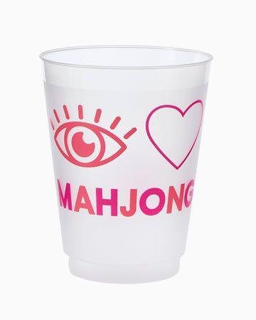 I Heart Mahjong Cups - Oh My Mahjong