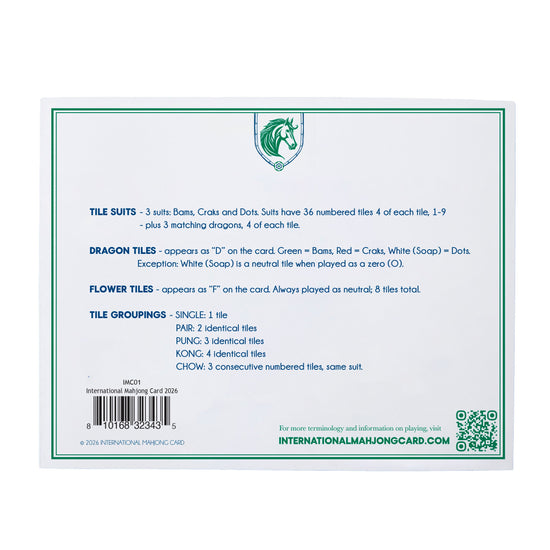 International Mahjong Card - Oh My Mahjong