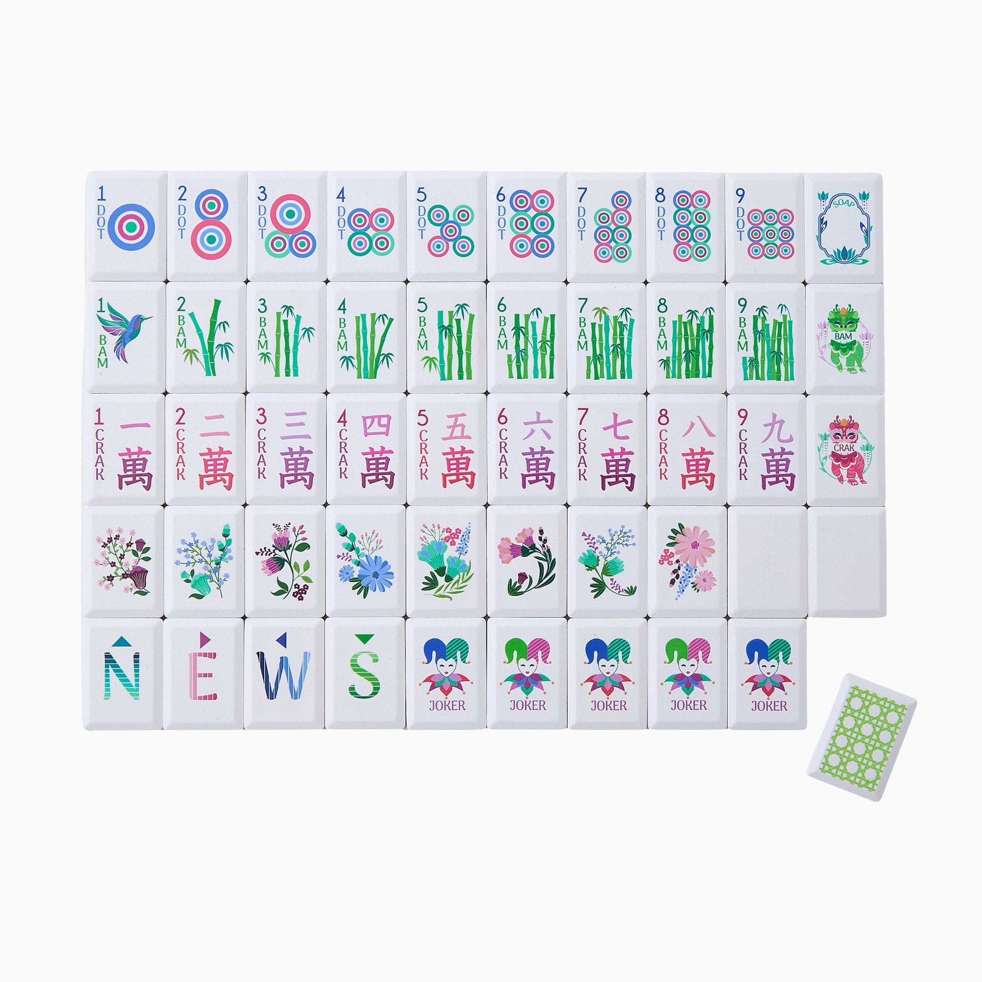 Jardin Debutant Tile Set - Oh My Mahjong