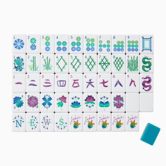 Lagoon Mahjong Tiles - Oh My Mahjong