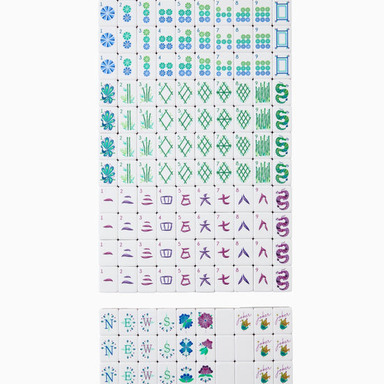 Lagoon Mahjong Tiles - Oh My Mahjong