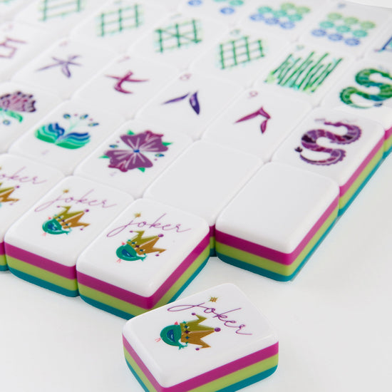 Lagoon Mahjong Tiles - Oh My Mahjong