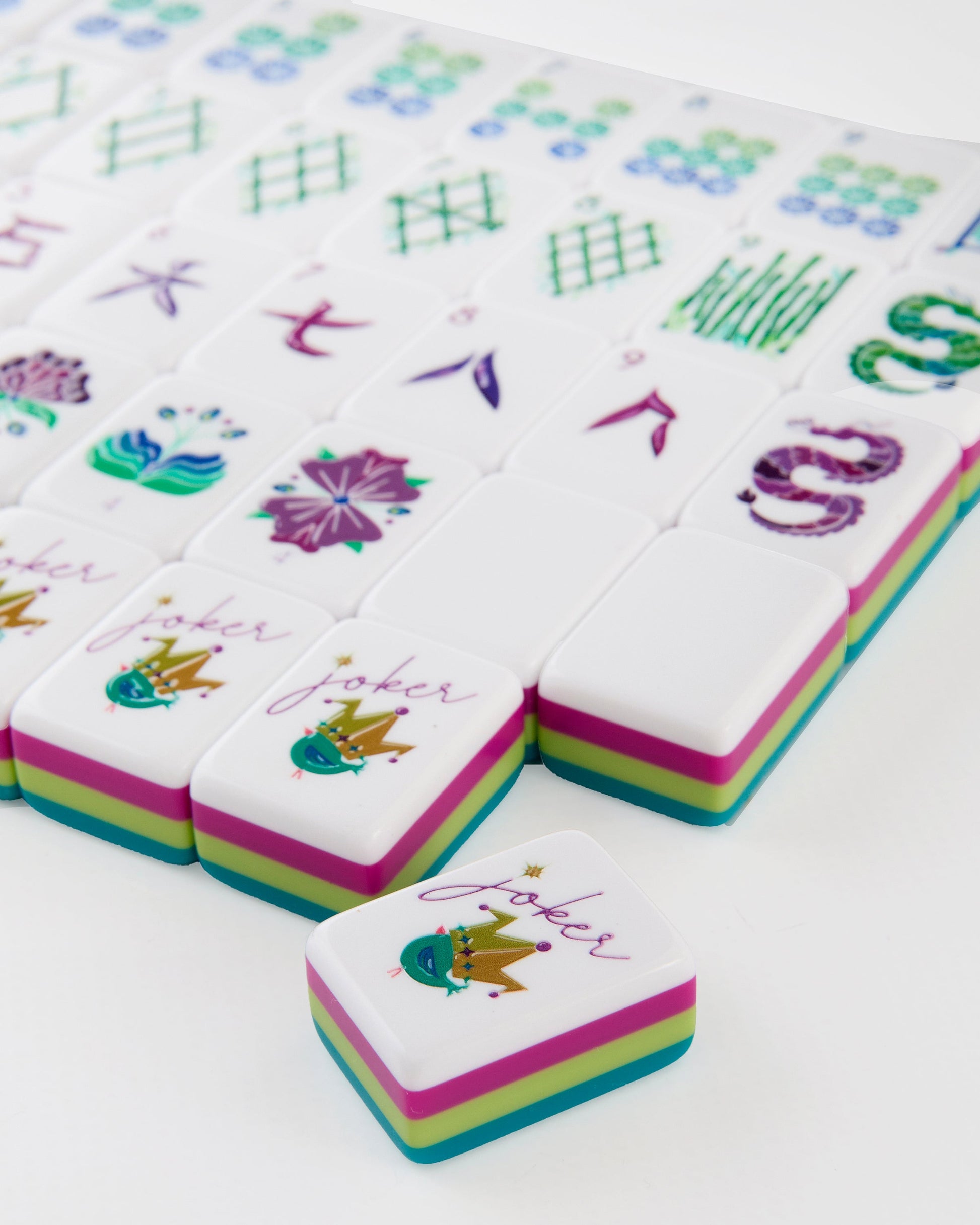 Lagoon Mahjong Tiles - Oh My Mahjong