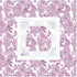 Lavender Lux Instructional Mahjong Tablecloth - Oh My Mahjong