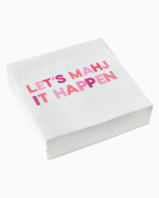 Let's Mahj Napkins - Oh My Mahjong