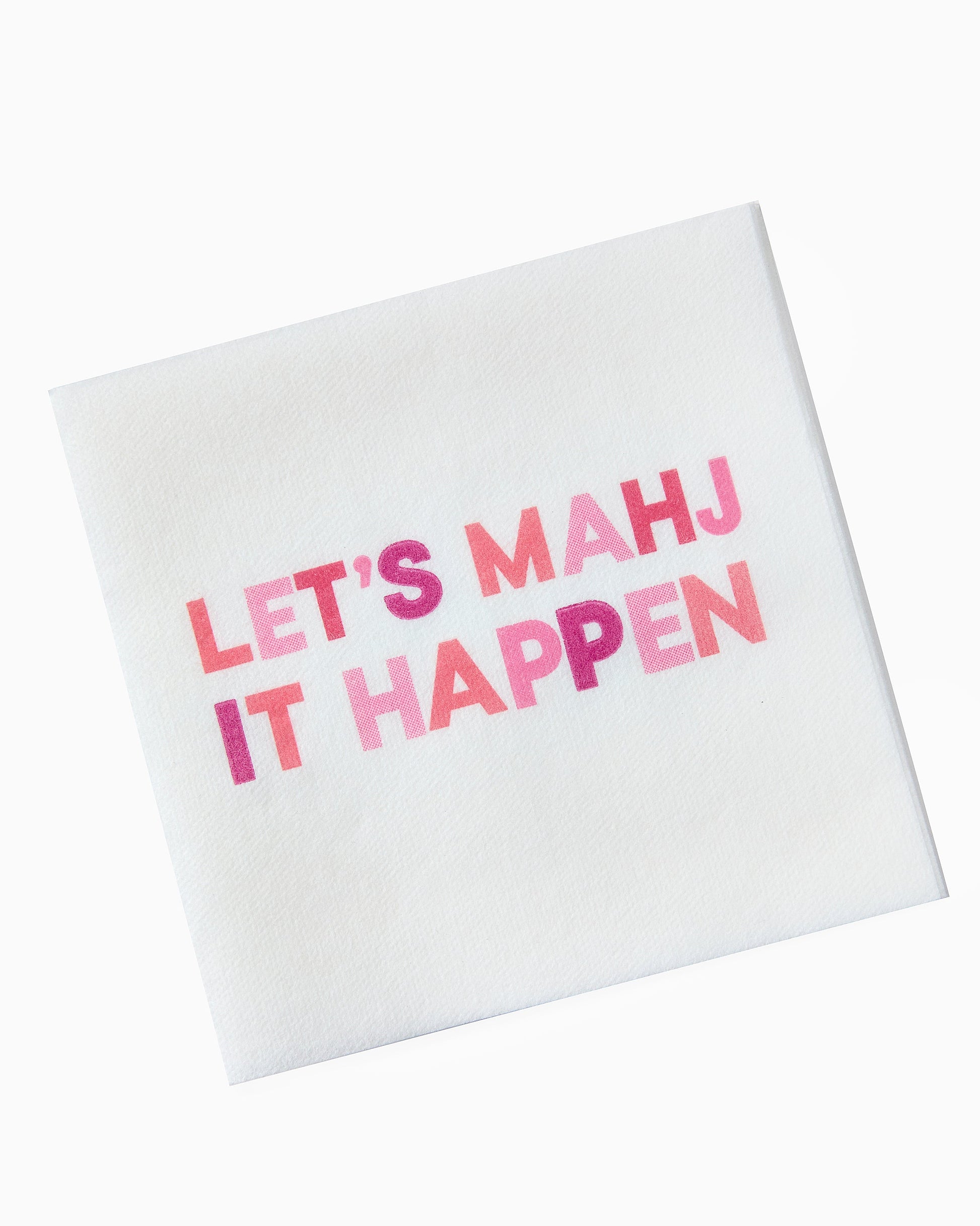 Let's Mahj Napkins - Oh My Mahjong