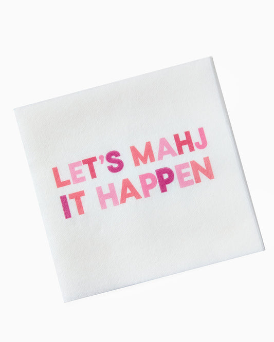 Let's Mahj Napkins - Oh My Mahjong