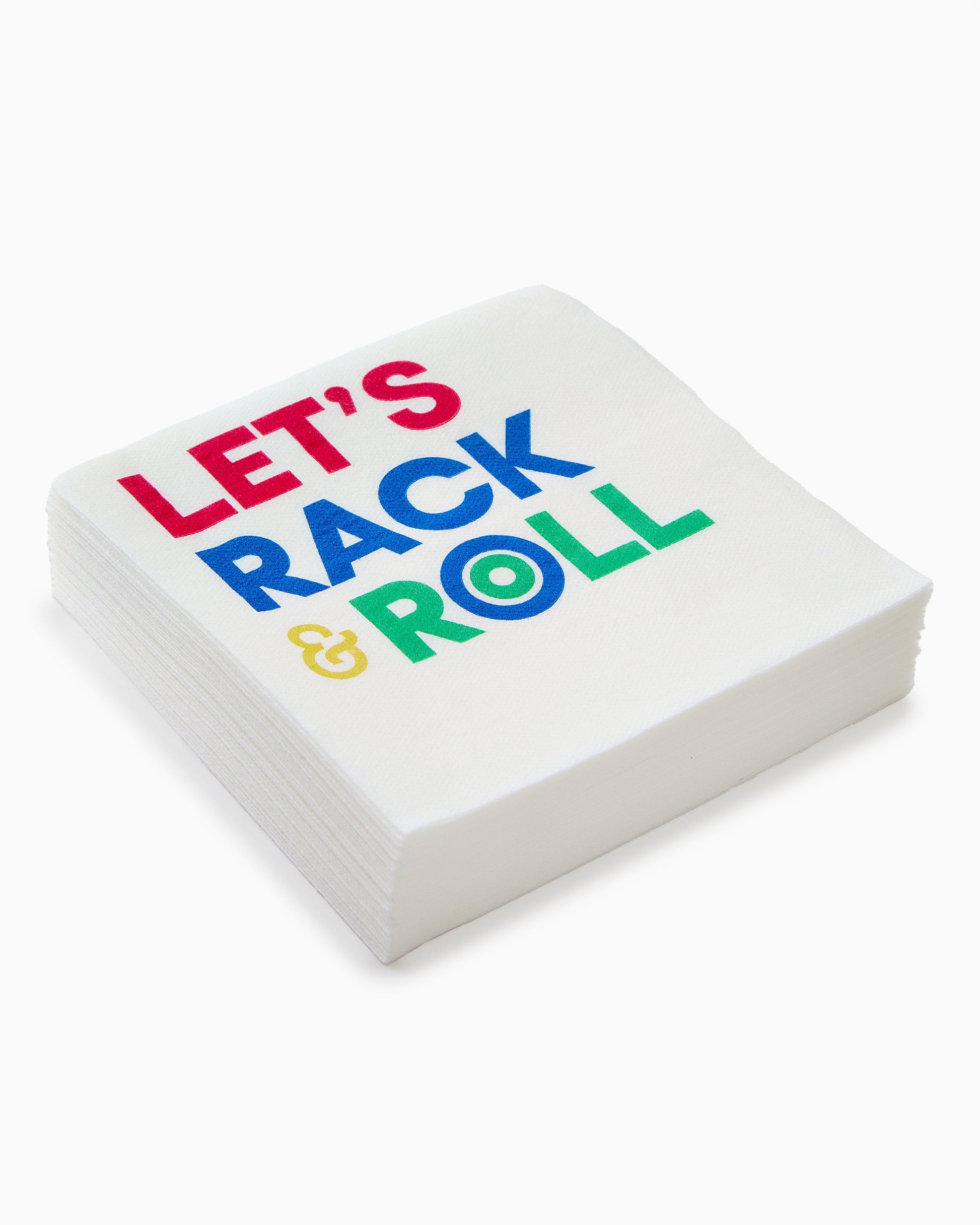 Let's Rack & Roll Linen Napkin - Oh My Mahjong