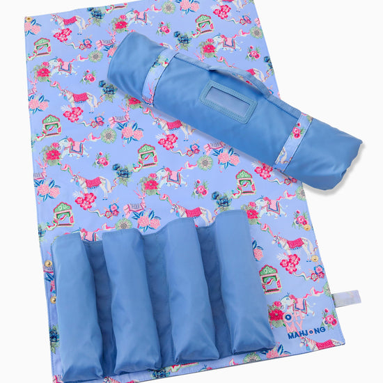 Light Blue Rack Storage Bag - Oh My Mahjong