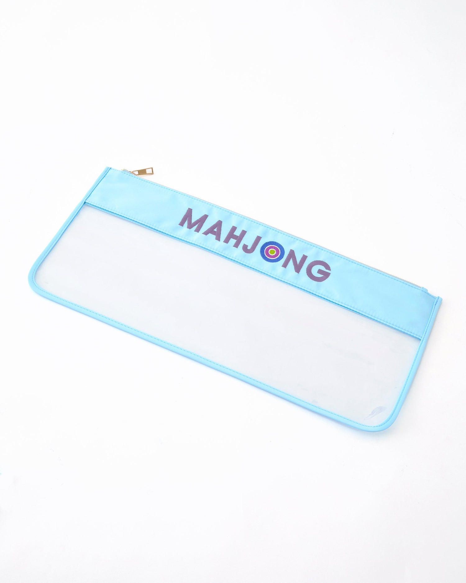 Light Blue Stitched Mahjong - Oh My Mahjong