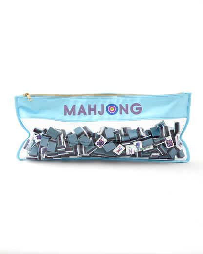 Light Blue Stitched Mahjong - Oh My Mahjong